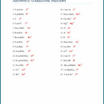 10 Oxidation Numbers Worksheet Answers Worksheets Decoomo