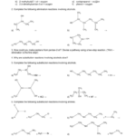 12 U Organic Chemistry Worksheet 4 Organic Functional Group