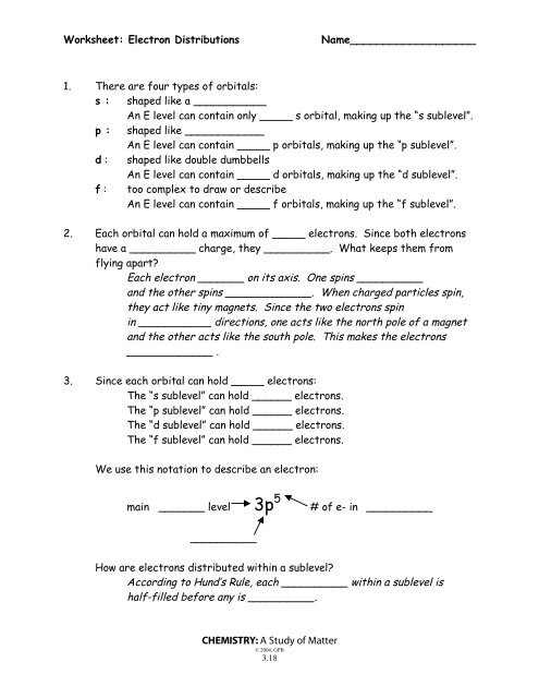17 Cool Chemistry A Study Of Matter Worksheet Answers