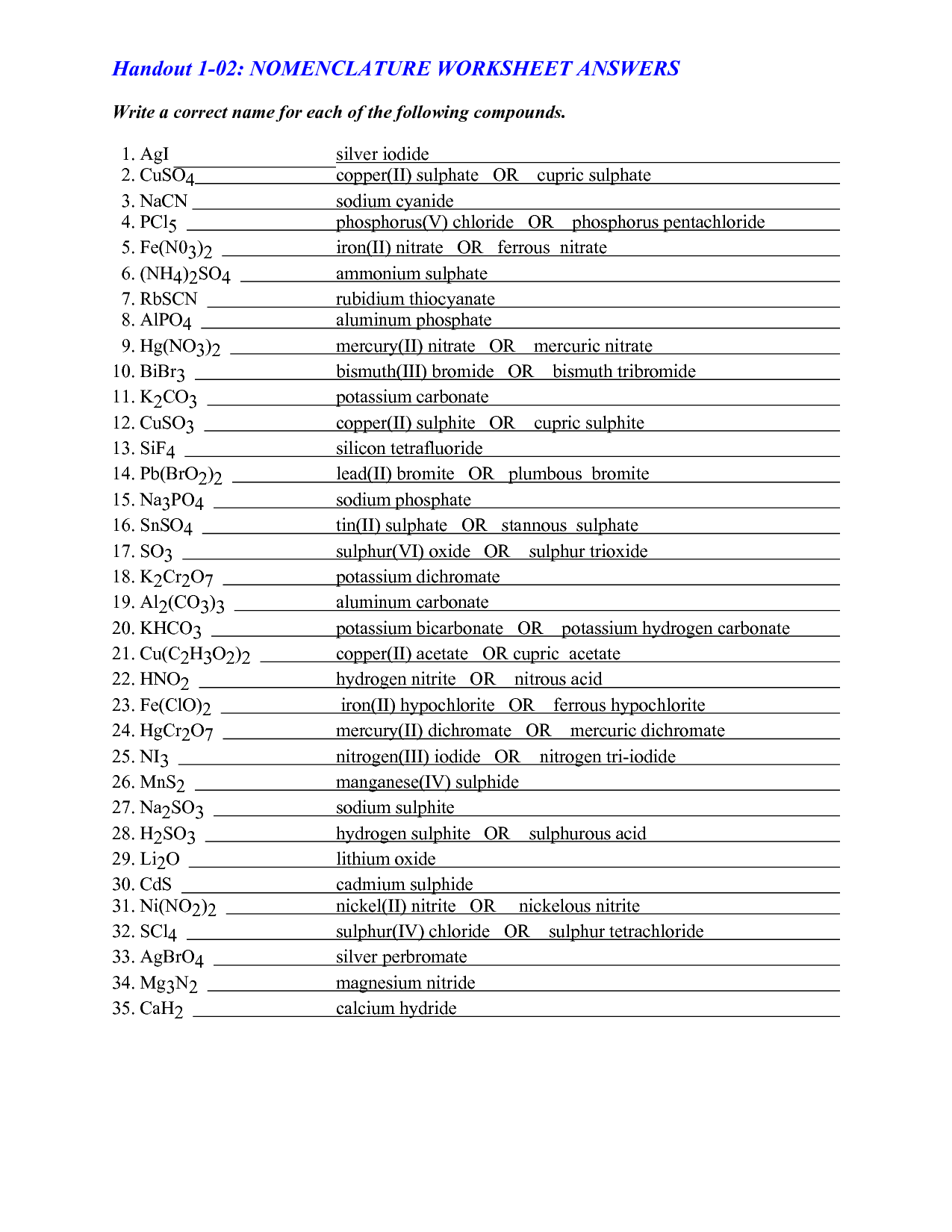 17 Naming Organic Compounds Worksheet Answer Worksheeto