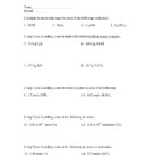 18 Moles Worksheet With Answers Worksheeto