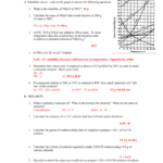 20 Solubility Worksheet Answer Key Worksheets Decoomo