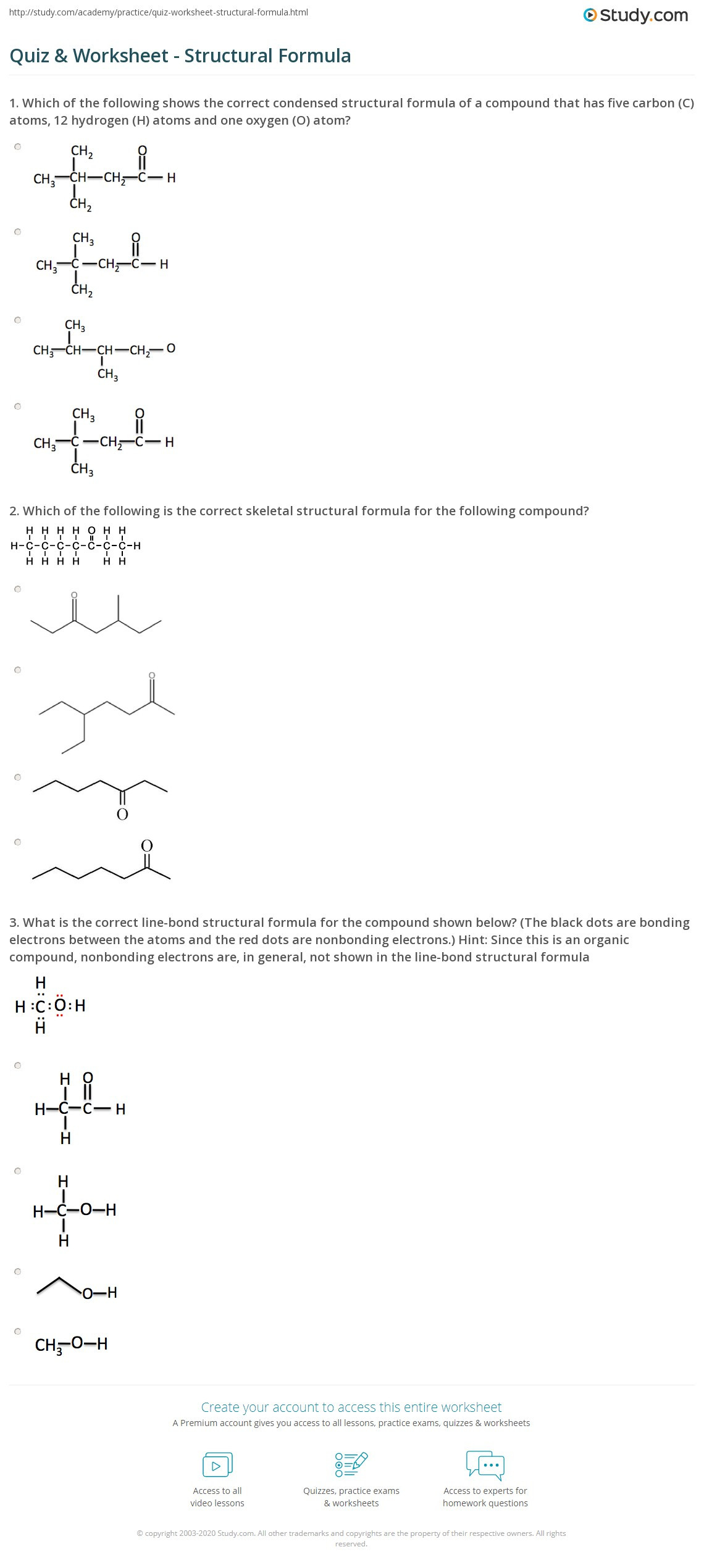 30 Organic Chemistry Worksheet With Answers Education Template