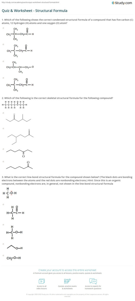 30 Organic Chemistry Worksheet With Answers Education Template