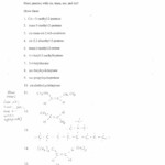 30 Organic Compounds Worksheet Answers Education Template