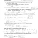 32 Stoichiometry Problems Worksheet Answers Education Template