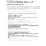 41 Chapter 2 The Chemistry Of Life Worksheet Answers Worksheet Master