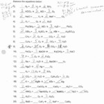 49 Balancing Equations Practice Worksheet Answers Chessmuseum
