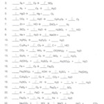 Balancing Chemical Equations Worksheets Key Chemistry Worksheets