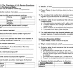 Chapter 2 The Chemistry Of Life Review Questions Db excel