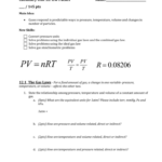 Chem Unit 12 HW Packet