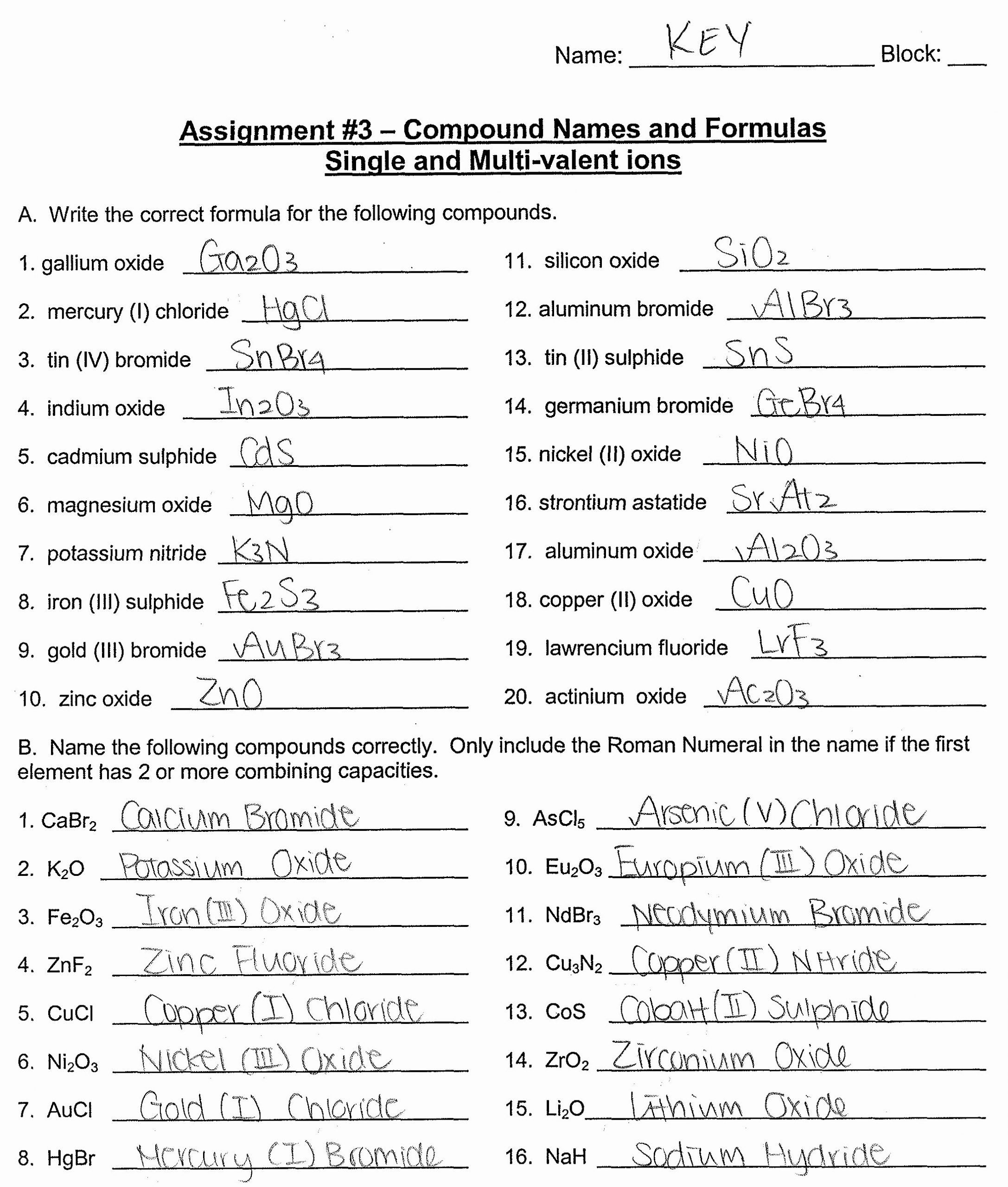 Chemical Bonding Ionic And Covalent Worksheet