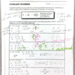 Chemical Bonding Worksheets Answer Key