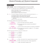 Chemical Formulas And Chemical Compounds