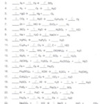 Chemistry Balancing Equations Worksheets Answer Key Chemistry