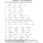 Chemistry Basics Worksheet