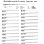 Chemistry Bonding Practice Worksheet Answers Chemistryworksheet