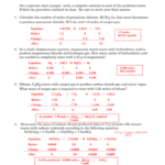 Chemistry Unit 7 Worksheet 4 Answers Db excel