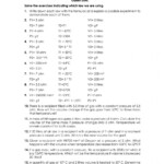 Chemistry Worksheet Worksheet