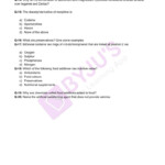 Class 12 Chemistry Worksheet On Chapter 16 Chemistry In Everyday Life