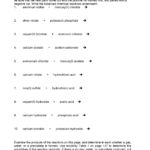Double Replacement Reaction Worksheet Free Download Goodimg co
