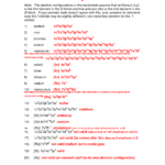 Electron Configurations Worksheet Practice Worksheets Electron