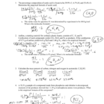 Empirical And Molecular Formulas Worksheet 1 1 The Percentage
