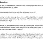 Experiment 3 Chemistry Of Ice Cream Data Sheet Table Chegg