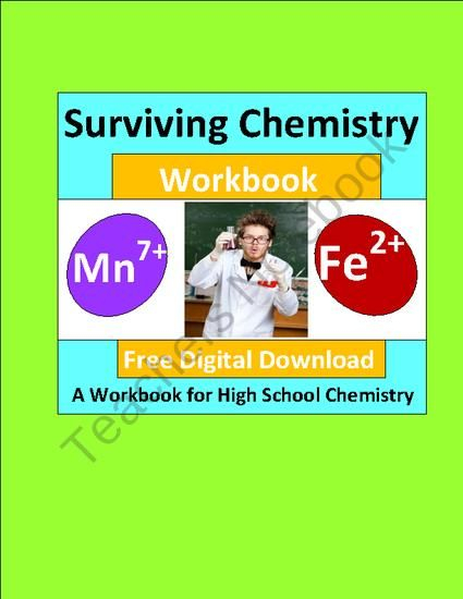 FREE Surviving Chemistry A Workbook For High School Chemistry free 