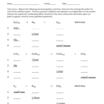 Honors Chemistry Worksheet 3 Stoichiometry Practice Problems