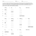 Honors Chemistry Worksheet Db excel