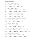 Image Result For Balancing Equations Worksheet Chemistry Worksheets