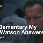 It S Elementary My Dear Watson Answers Coub