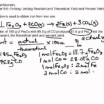 Limiting Reactant And Percent Yield Worksheet Answers Worksheet Now