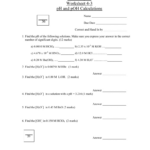 Medexdesign Chemistry 12 Worksheet On Solubility Calculations Answer Key