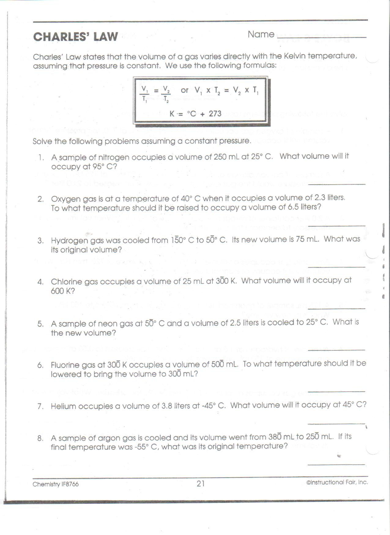 Molarity Worksheet Answer Key Chemistry If8766 Promotiontablecovers