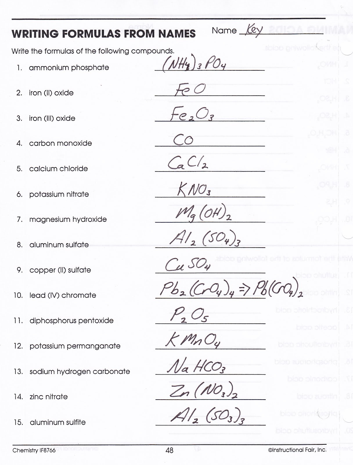 Mr Brueckner s Chemistry Class HHS 2011 12 Keys For Naming And 