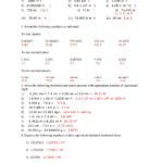 Problem Set 1 Significant Figures Answer Sheet Dr Behrang Madani