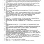 Second Semester Final Exam Review Worksheet ANSWERS