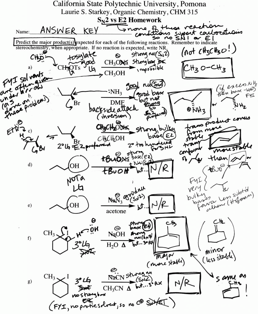 The Complete Organic Chemistry Worksheet Answers The Best Db excel