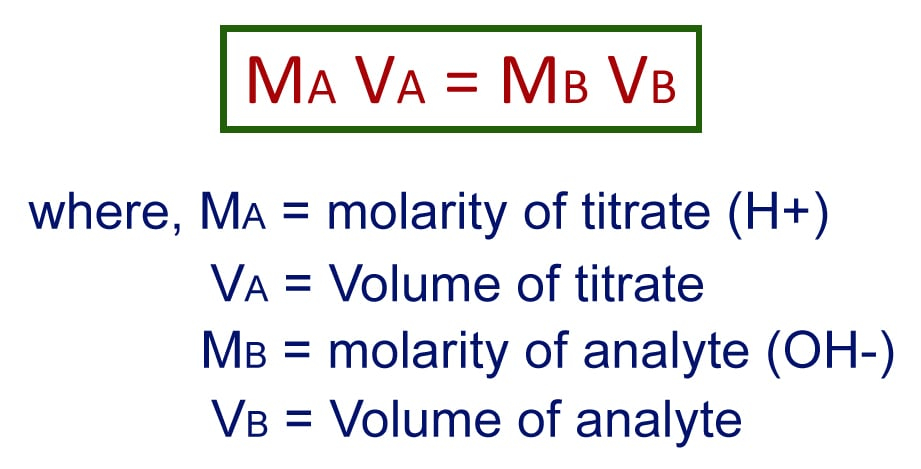 Titration Chemistry Definition Explanation Formula And Calculation