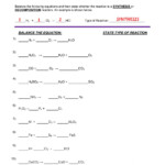 Unbelievable Chemistry Chapter 11 Chemical Reactions Test Answer Key